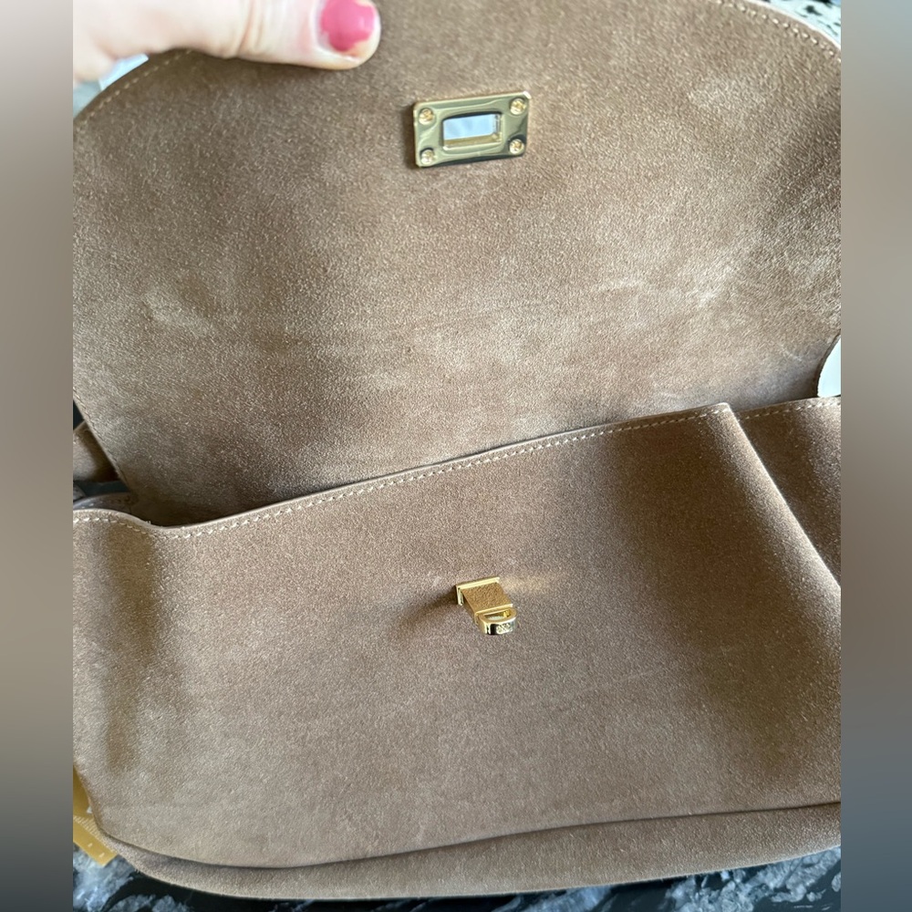 NWT Sandro Le Mambo Suede Crossbody Shoulder Bag - Picture 13 of 15